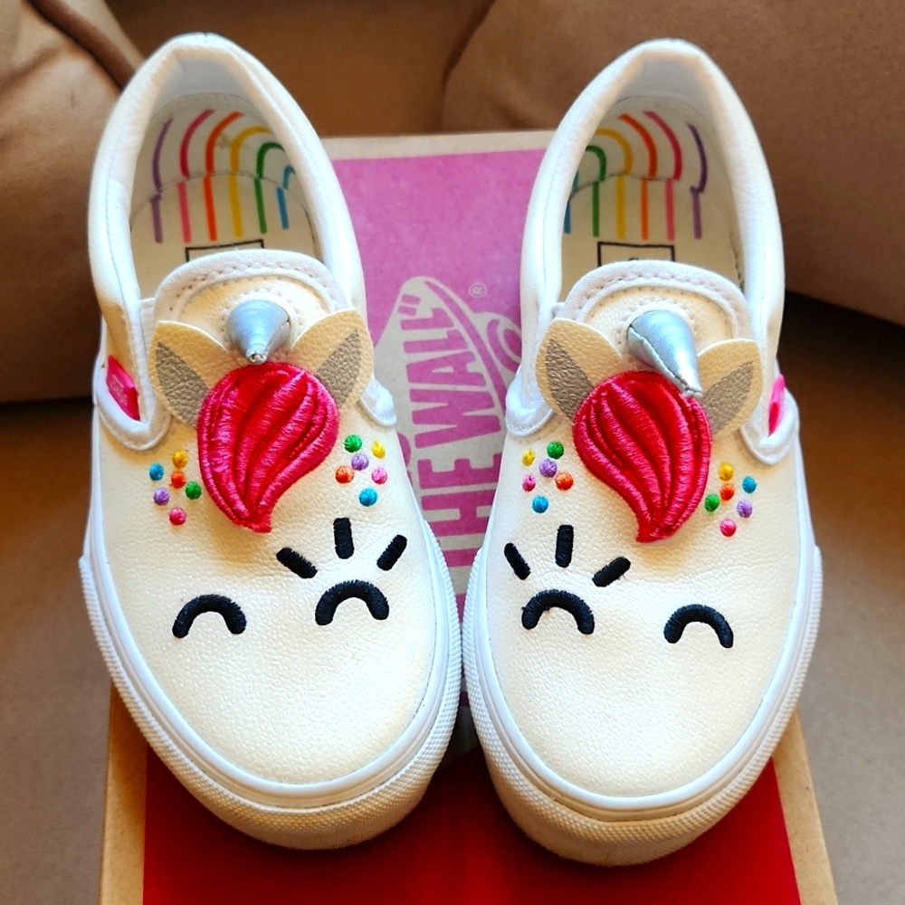 Toddler Unicorn Van's Size 10.5